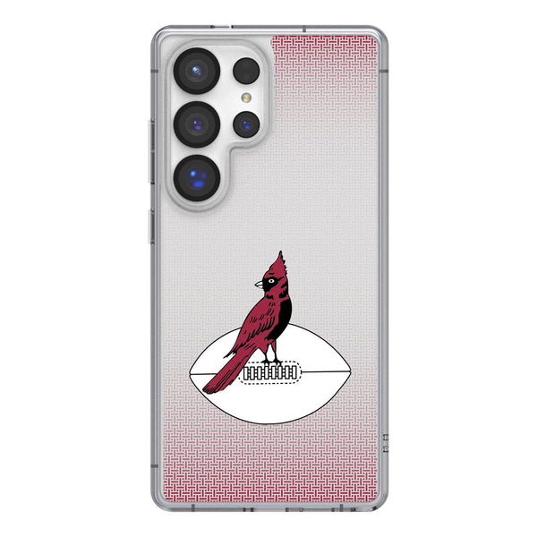 Chicago Cardinals 1947-1959 Historic Collection Linen Galaxy Clear Phone Case for Samsung Galaxy