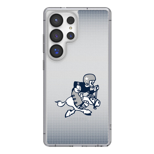 Dallas Cowboys 1966-1969 Historic Collection Linen Galaxy Clear Phone Case for Samsung Galaxy