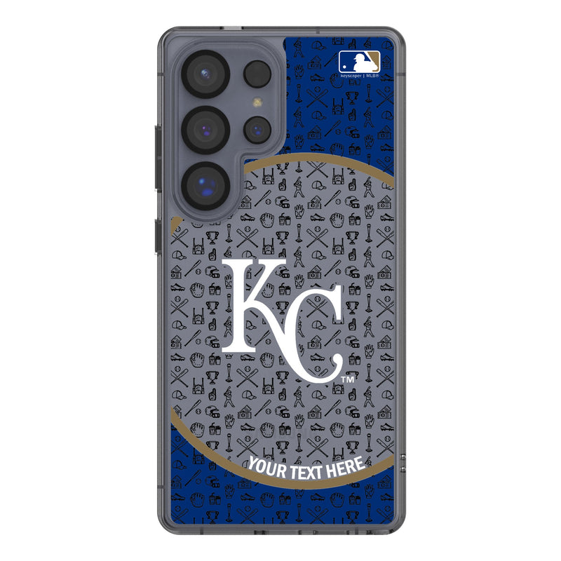 Kansas City Royals Personalized Circle Galaxy Clear Phone Case for Samsung Galaxy