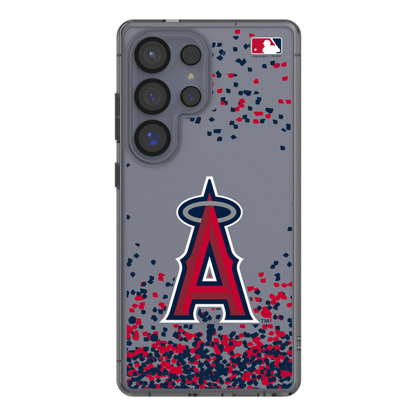 Los Angeles Angels Confetti Galaxy Clear Phone Case for Samsung Galaxy