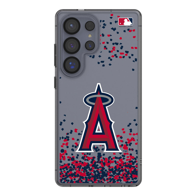 Los Angeles Angels Confetti Galaxy Clear Phone Case for Samsung Galaxy