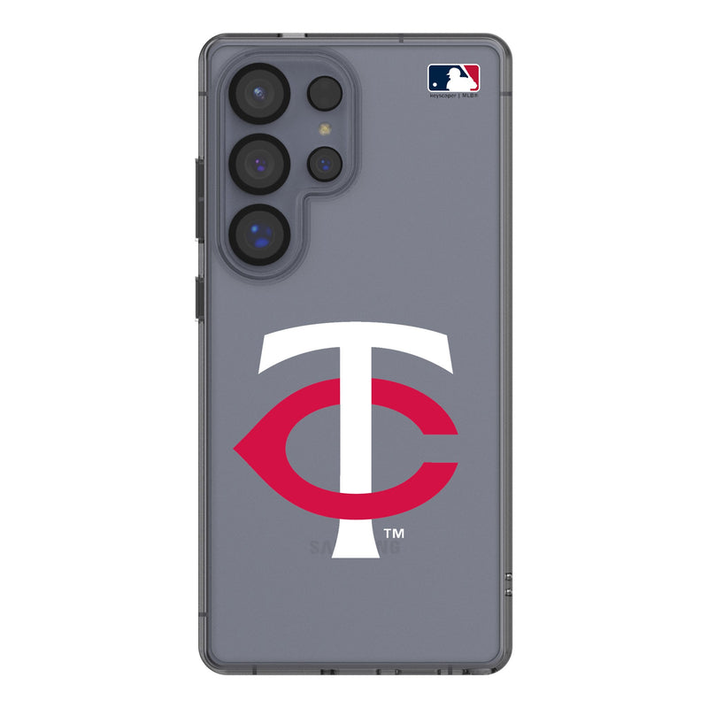 Minnesota Twins Text Backdrop Galaxy Clear Phone Case for Samsung Galaxy