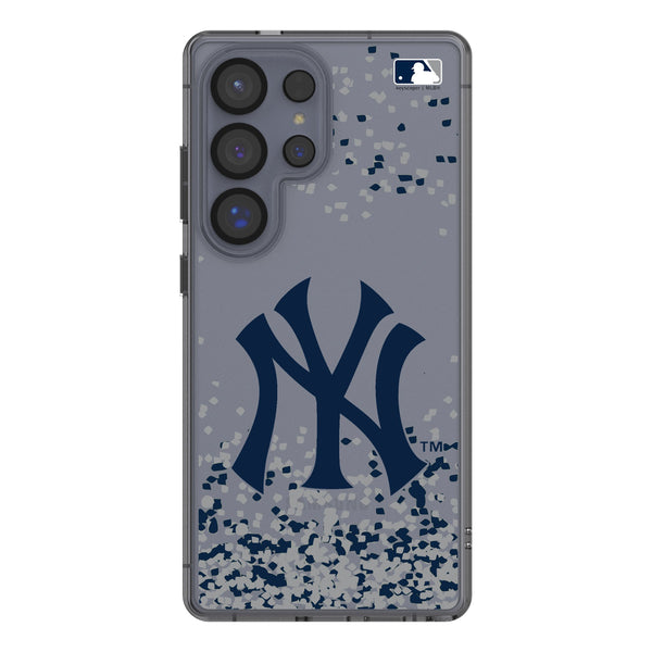 New York Yankees Confetti Galaxy Clear Phone Case for Samsung Galaxy