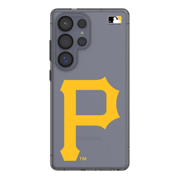 Pittsburgh Pirates Text Backdrop Galaxy Clear Phone Case for Samsung Galaxy