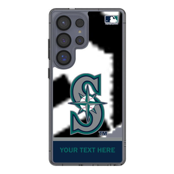 Seattle Mariners Personalized EndZone Plus Galaxy Clear Phone Case for Samsung Galaxy
