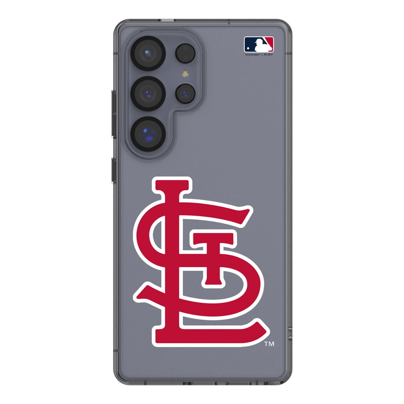 St Louis Cardinals Text Backdrop Galaxy Clear Phone Case for Samsung Galaxy