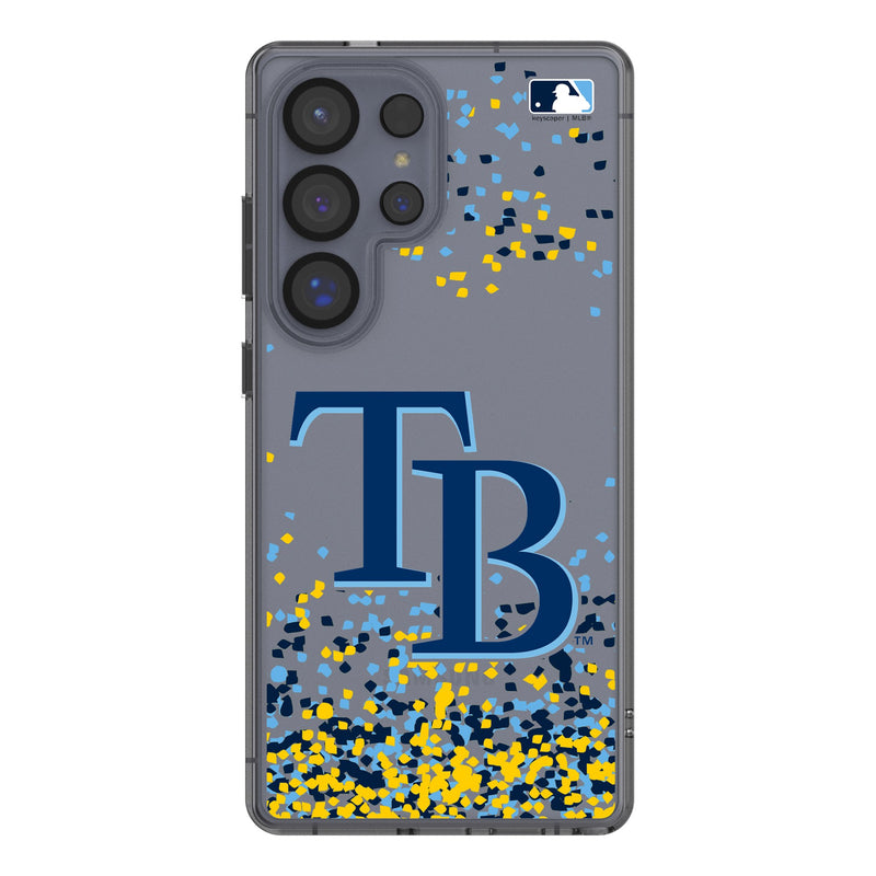 Tampa Bay Rays Confetti Galaxy Clear Phone Case for Samsung Galaxy
