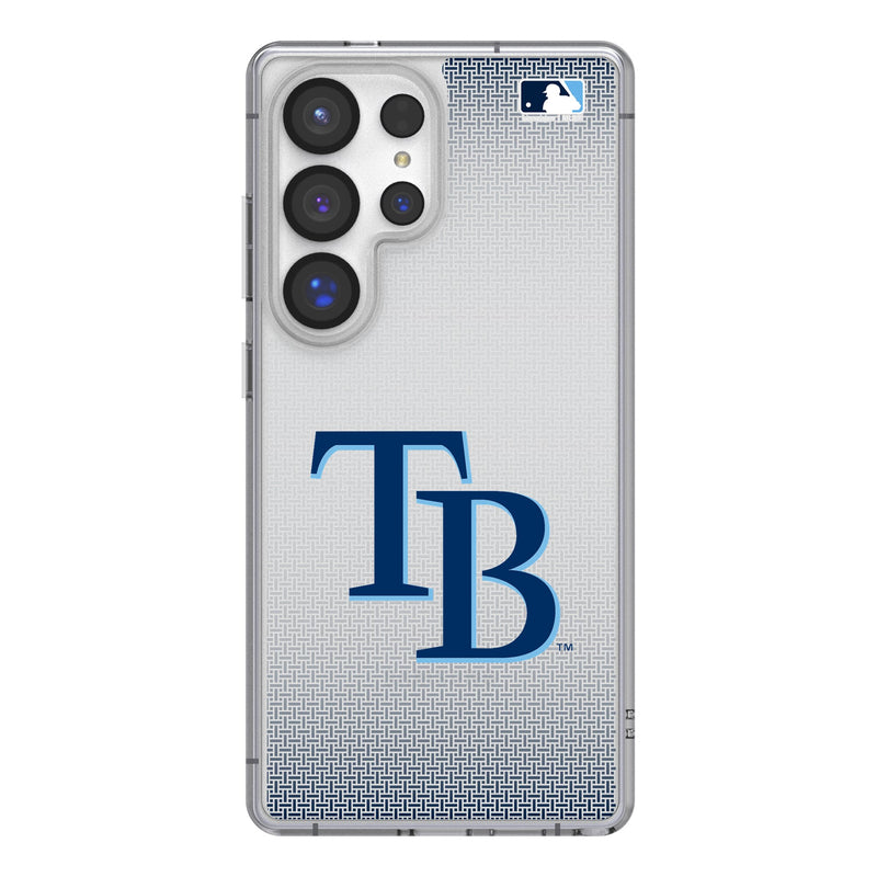 Tampa Bay Rays Linen Galaxy Clear Phone Case for Samsung Galaxy