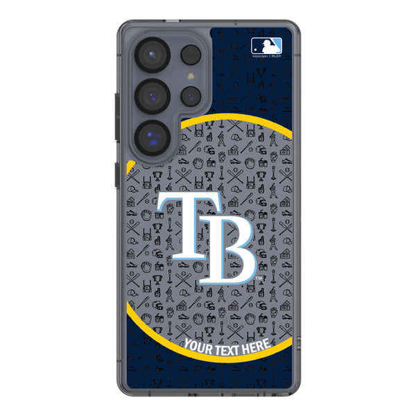 Tampa Bay Rays Personalized Circle Galaxy Clear Phone Case for Samsung Galaxy