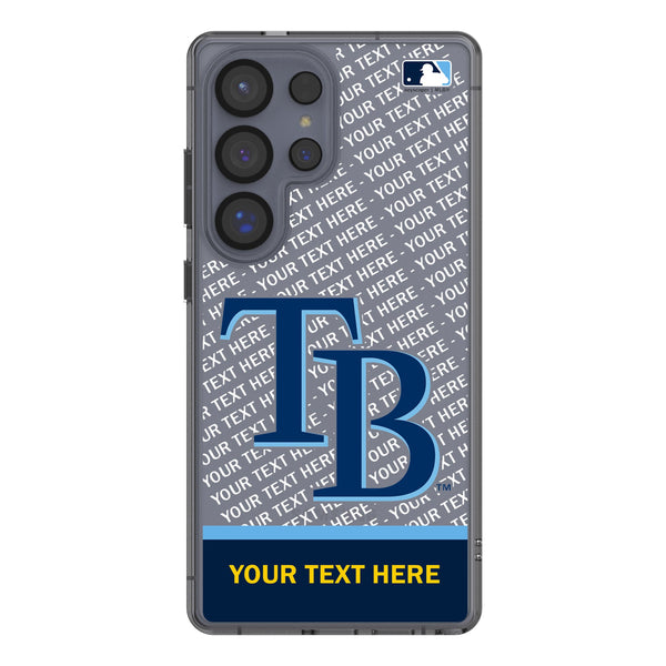 Tampa Bay Rays Personalized EndZone Plus Galaxy Clear Phone Case for Samsung Galaxy