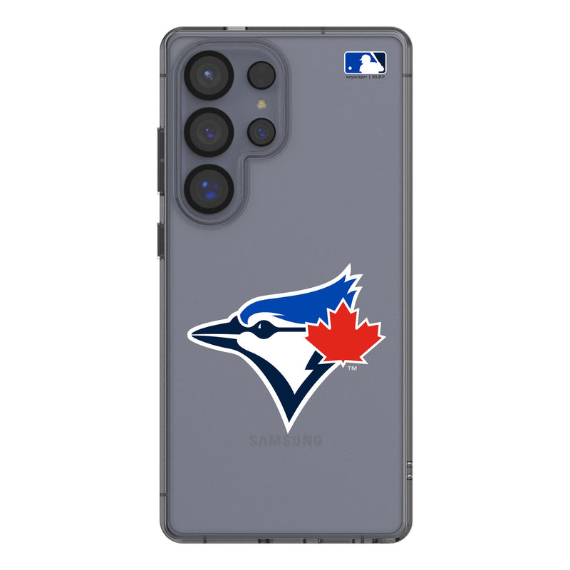 Toronto Blue Jays Text Backdrop Galaxy Clear Phone Case for Samsung Galaxy