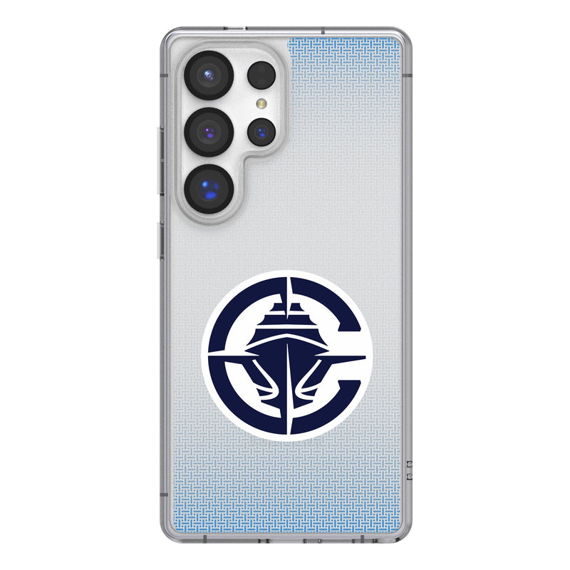 Los Angeles Clippers Linen Galaxy Clear Phone Case for Samsung Galaxy