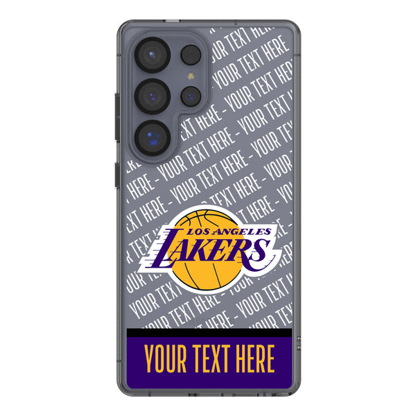 Los Angeles Lakers Personalized EndZone Plus Galaxy Clear Phone Case for Samsung Galaxy