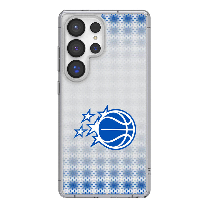 Orlando Magic Linen Galaxy Clear Phone Case for Samsung Galaxy
