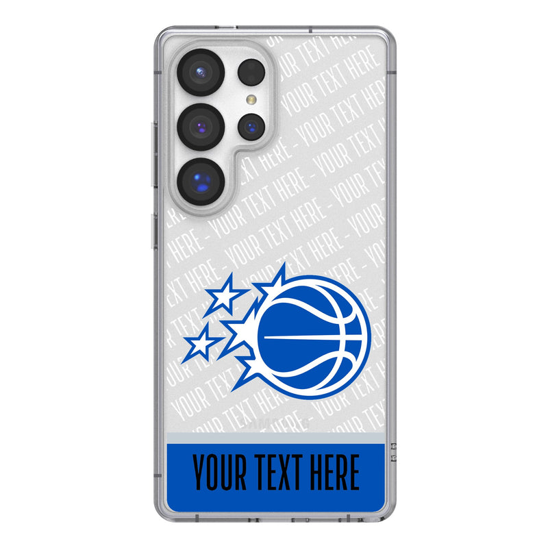 Orlando Magic Personalized EndZone Plus Galaxy Clear Phone Case for Samsung Galaxy