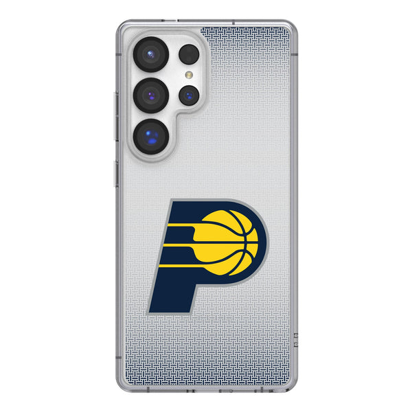 Indiana Pacers Linen Galaxy Clear Phone Case for Samsung Galaxy