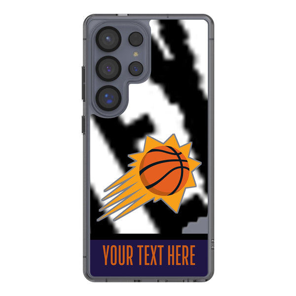 Phoenix Suns Personalized EndZone Plus Galaxy Clear Phone Case for Samsung Galaxy