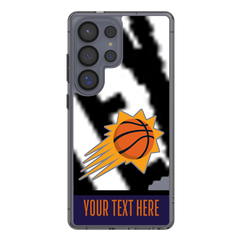 Phoenix Suns Personalized EndZone Plus Galaxy Clear Phone Case for Samsung Galaxy
