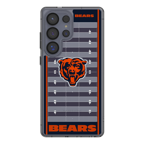 Chicago Bears Field Galaxy Clear Phone Case for Samsung Galaxy