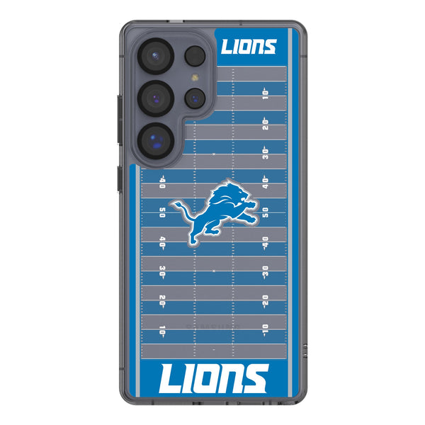 Detroit Lions Field Galaxy Clear Phone Case for Samsung Galaxy