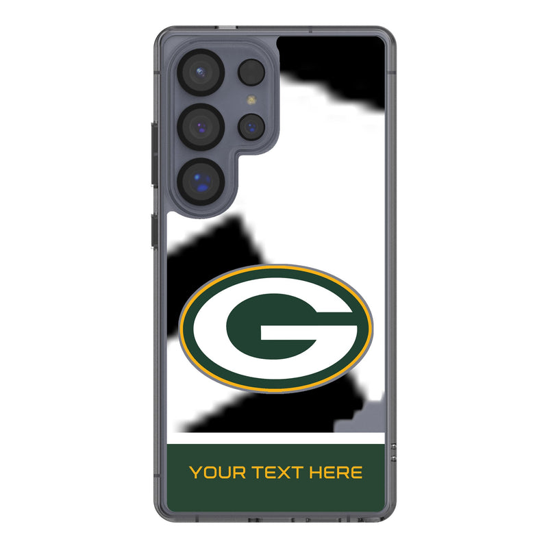 Green Bay Packers Personalized EndZone Plus Galaxy Clear Phone Case for Samsung Galaxy