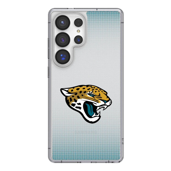 Jacksonville Jaguars Linen Galaxy Clear Phone Case for Samsung Galaxy