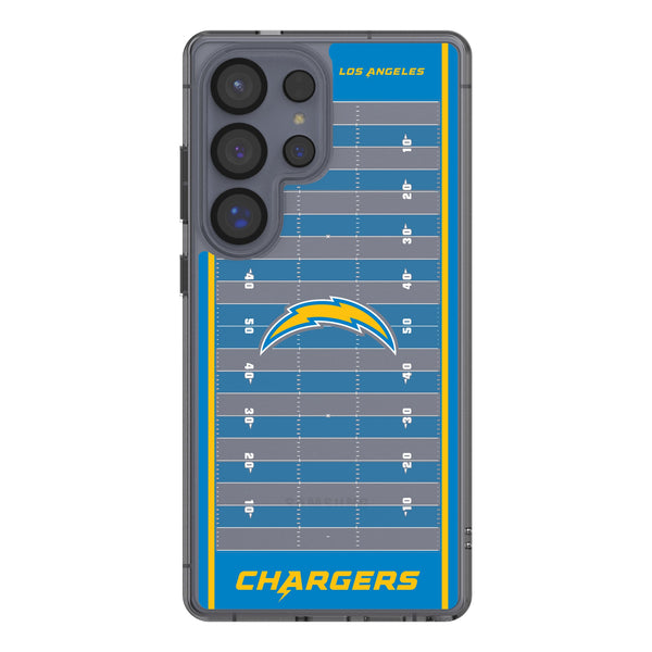 Los Angeles Chargers Field Galaxy Clear Phone Case for Samsung Galaxy