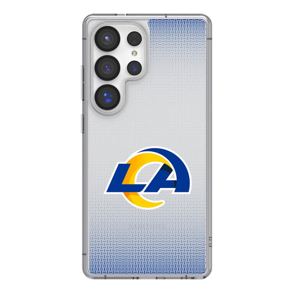 Los Angeles Rams Linen Galaxy Clear Phone Case for Samsung Galaxy