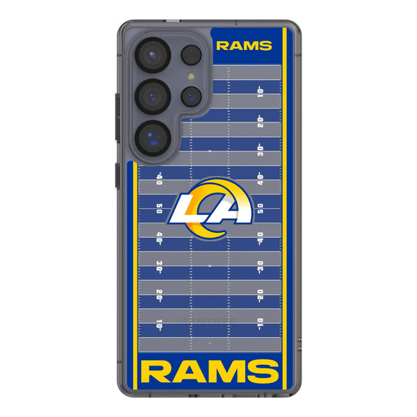 Los Angeles Rams Field Galaxy Clear Phone Case for Samsung Galaxy
