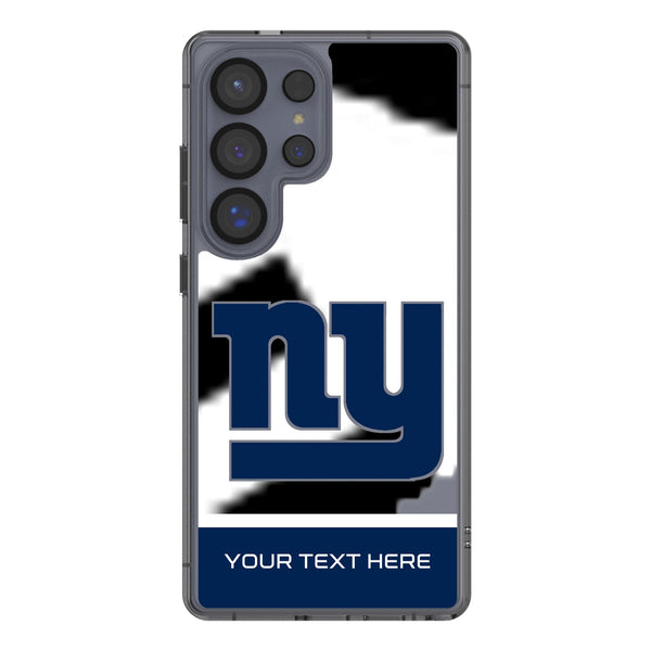 New York Giants Personalized EndZone Plus Galaxy Clear Phone Case for Samsung Galaxy