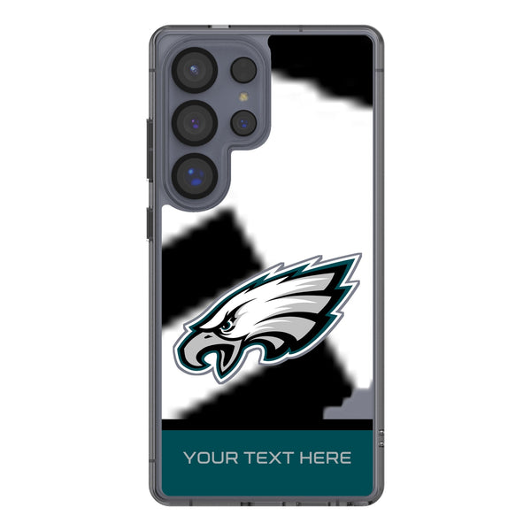 Philadelphia Eagles Personalized EndZone Plus Galaxy Clear Phone Case for Samsung Galaxy