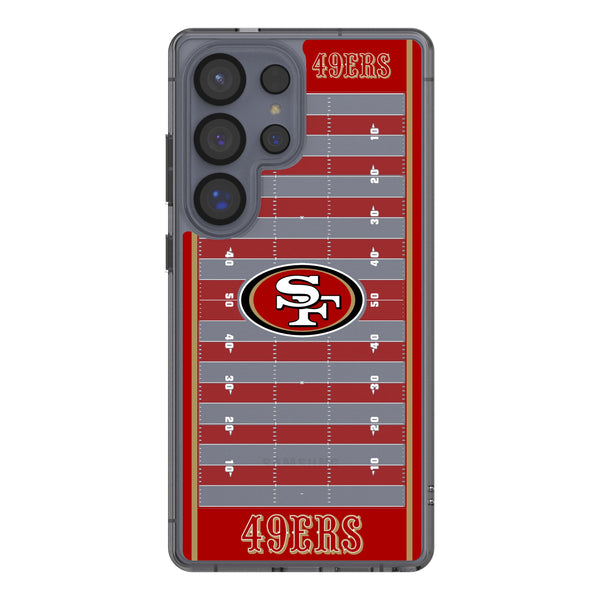 San Francisco 49ers Field Galaxy Clear Phone Case for Samsung Galaxy