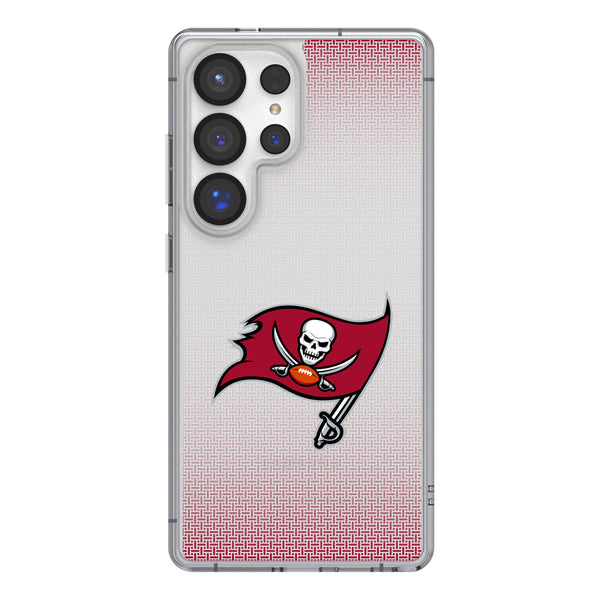 Tampa Bay Buccaneers Linen Galaxy Clear Phone Case for Samsung Galaxy