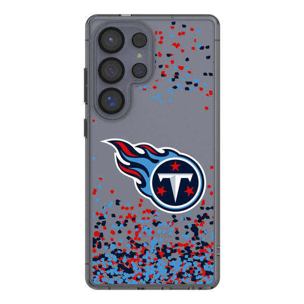 Tennessee Titans Confetti Galaxy Clear Phone Case for Samsung Galaxy