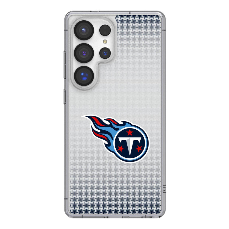 Tennessee Titans Linen Galaxy Clear Phone Case for Samsung Galaxy