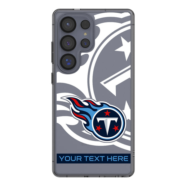 Tennessee Titans Personalized Tilt Galaxy Clear Phone Case for Samsung Galaxy