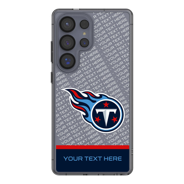 Tennessee Titans Personalized EndZone Plus Galaxy Clear Phone Case for Samsung Galaxy