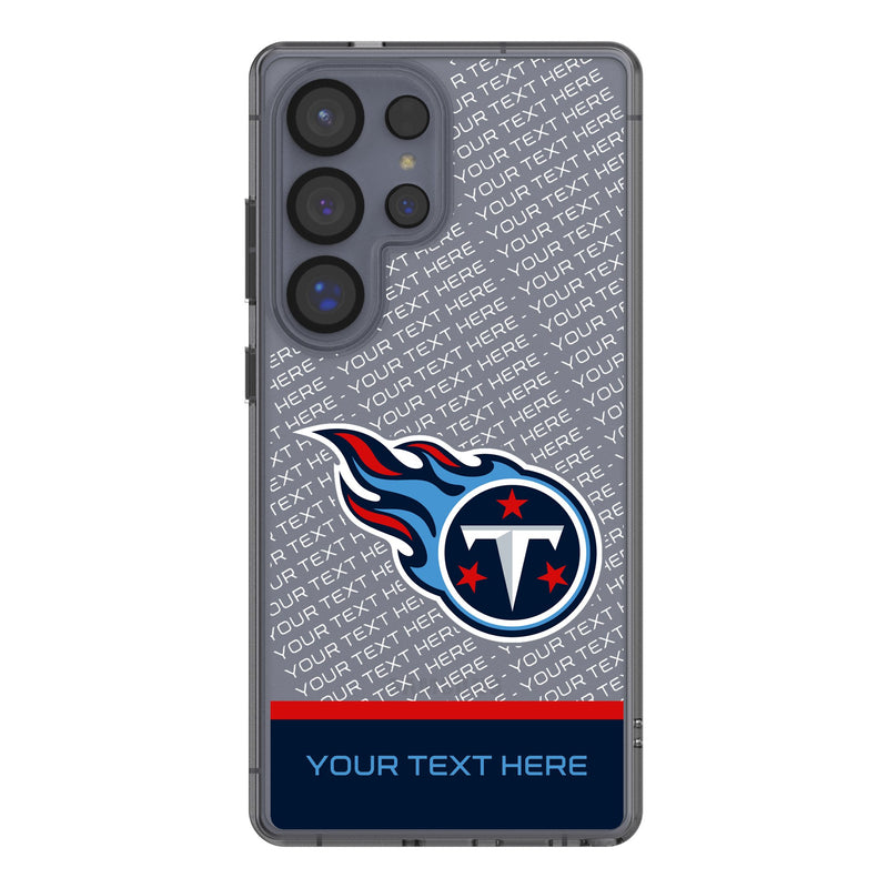 Tennessee Titans Personalized EndZone Plus Galaxy Clear Phone Case for Samsung Galaxy