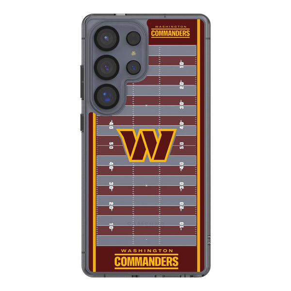 Washington Commanders Field Galaxy Clear Phone Case for Samsung Galaxy