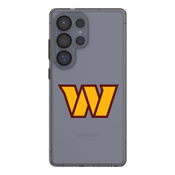 Washington Commanders Text Backdrop Galaxy Clear Phone Case for Samsung Galaxy