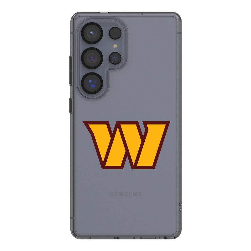 Washington Commanders Text Backdrop Galaxy Clear Phone Case for Samsung Galaxy