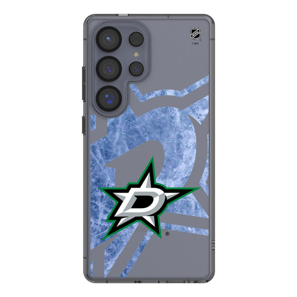 Dallas Stars Ice Tilt Galaxy Clear Phone Case for Samsung Galaxy