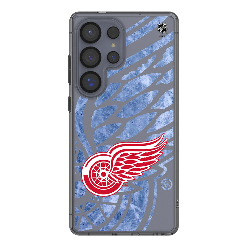Detroit Red Wings Ice Tilt Galaxy Clear Phone Case for Samsung Galaxy