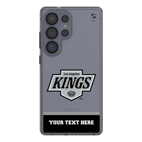 LA Kings Personalized EndZone Plus Galaxy Clear Phone Case for Samsung Galaxy