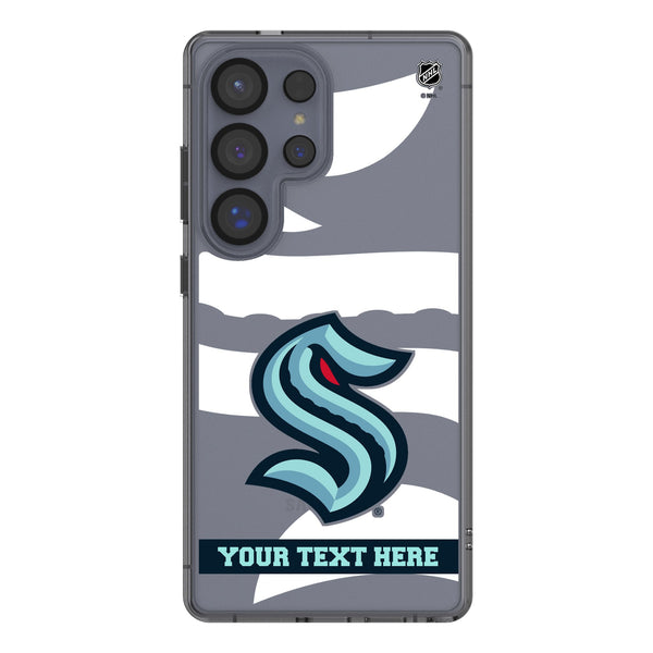 Seattle Kraken Personalized Tilt Galaxy Clear Phone Case for Samsung Galaxy