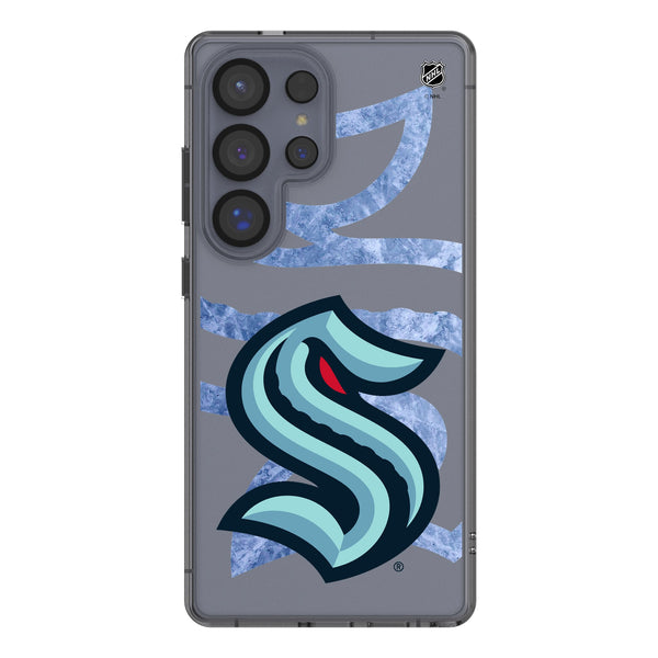 Seattle Kraken Ice Tilt Galaxy Clear Phone Case for Samsung Galaxy