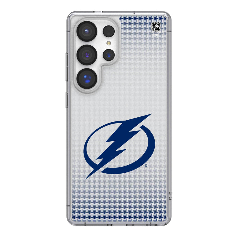Tampa Bay Lightning Linen Galaxy Clear Phone Case for Samsung Galaxy