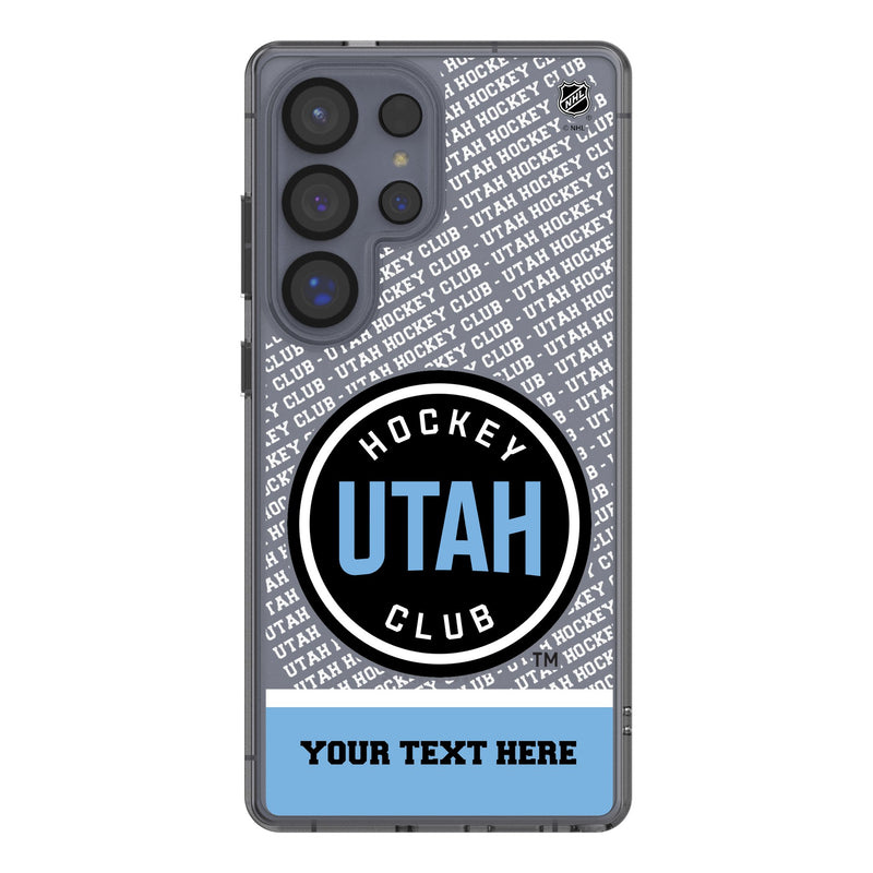 Utah Hockey Club Personalized EndZone Plus Galaxy Clear Phone Case for Samsung Galaxy