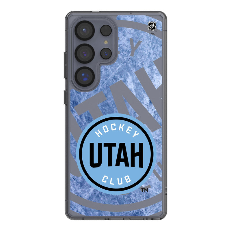 Utah Hockey Club Ice Tilt Galaxy Clear Phone Case for Samsung Galaxy