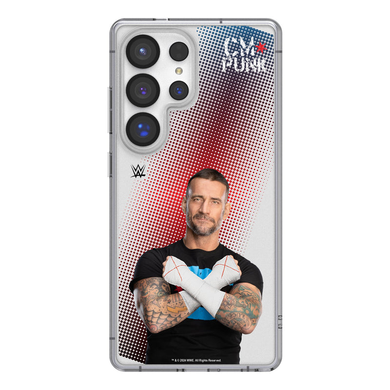 CM Punk Superstar Galaxy Clear Phone Case for Samsung Galaxy